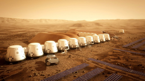 Picture 1 of Controversy about the program to send people to Mars