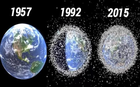 Picture 2 of Cosmic garbage alarm from space exploration projects