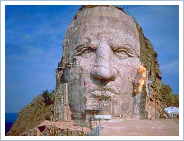 Picture 7 of Crazy Horse's stone face