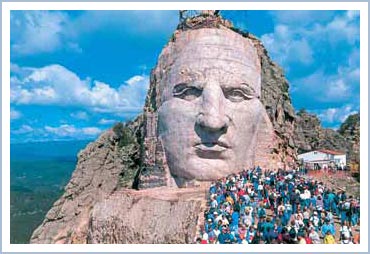 Picture 8 of Crazy Horse's stone face