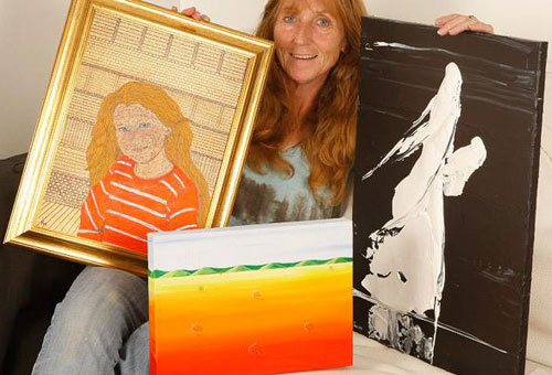 Picture 7 of 'Crazy woman' carries with me 20 genius painters