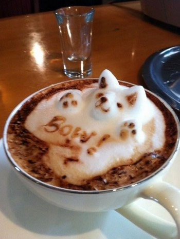 Picture 7 of Create stunning 3D shapes from milk foam on a cup of coffee