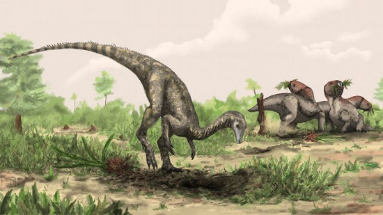Picture 1 of Crocodile hunting dinosaurs