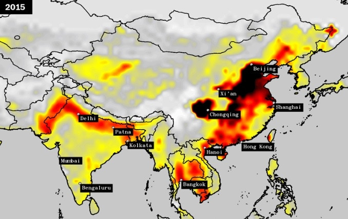 Picture 4 of Crossing China, India becomes the most polluted country in the world