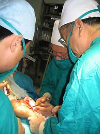 Picture 1 of Cut off tumor nodules 4 kg on a ten year old boy