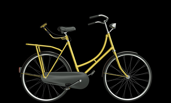 Picture 2 of Cyclee concept: status projector running on the road of the bike