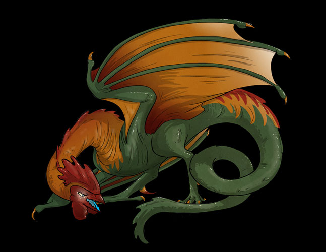 Picture 1 of Decipher monster dragon hybrid dragon killing people in a flash