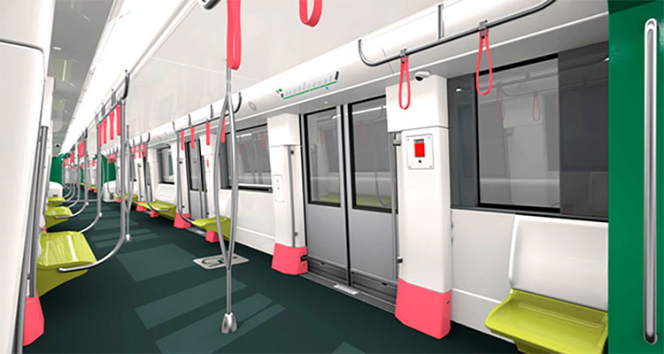 Picture 6 of Design of 10 Metro trains in Hanoi