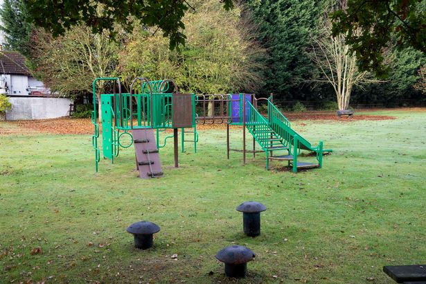 Picture 2 of Detect a cat-like monster stalking the children's playground