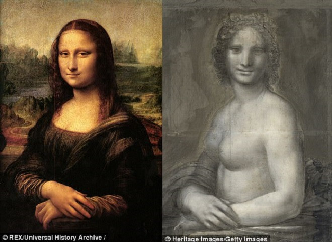 Picture 1 of Detecting a drawing of a Mona Lisa naked?