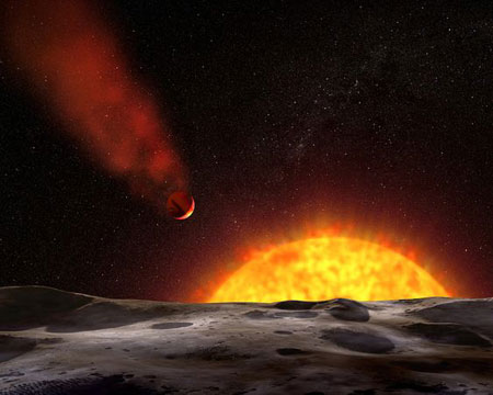 Picture 1 of Detecting a planet with a tail