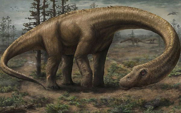 Picture 1 of Detecting dinosaurs 26m long, weighing 65 tons