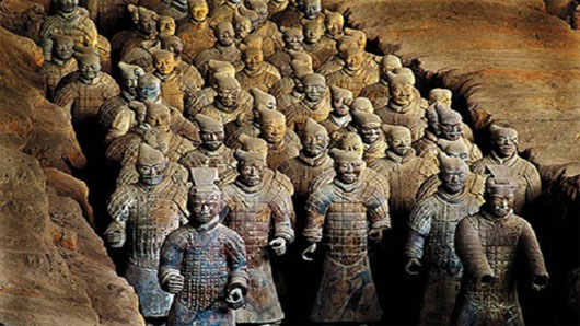 Picture 6 of Detecting Qin Shihuang's armor of terracotta warriors