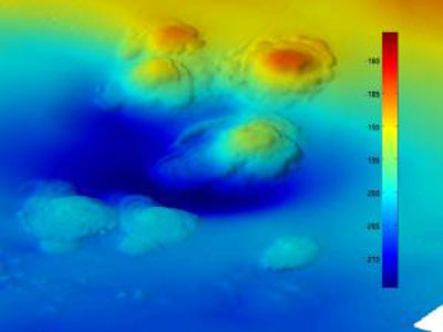 Picture 1 of Detection of asphalt volcanic eruptions