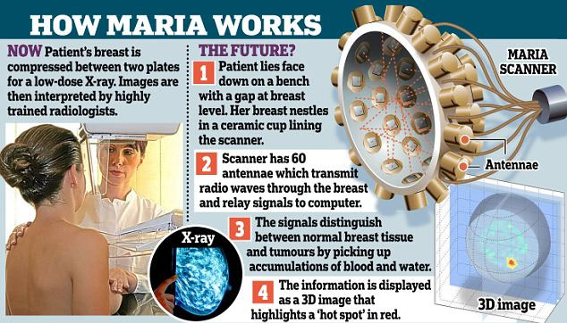 Picture 2 of Detection of breast cancer using mine detection technology
