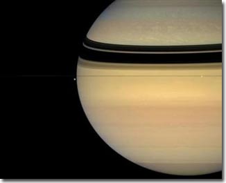 Picture 1 of Detection of compressed air hot spots on the north pole of Saturn