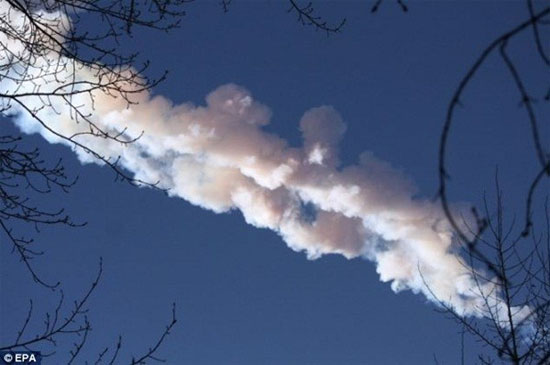 Picture 1 of Did the meteorite explode in Russia collide with the Sun?