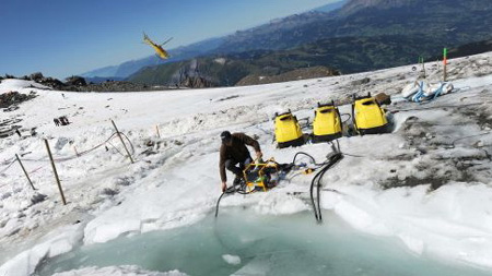Picture 4 of Disaster from a giant water bag on Mont Blanc