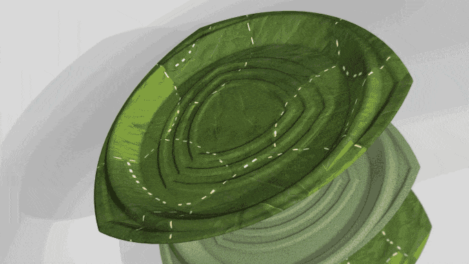 Picture 4 of Disc made from tree leaves - The invention that the world needs