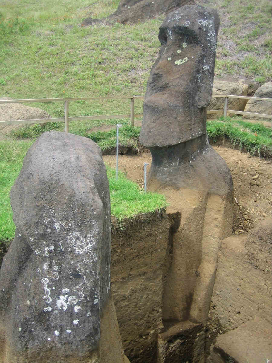 Picture 7 of Discover concussion about the body under the statue of Easter Island