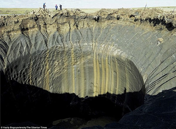 Discover four giant craters at 'the end of the world'