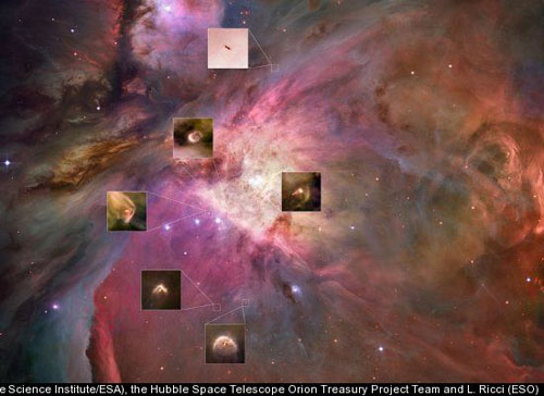 Picture 1 of Discover new planetary system formed in the universe