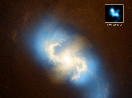 Picture 1 of Discover the largest pair of black holes near Earth