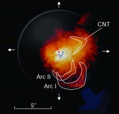 Picture 1 of Discover the molecules needed for life around a super giant star