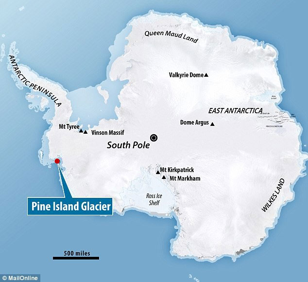 Picture 2 of Discovered another source of volcanic heat in Antarctica