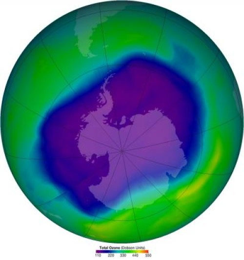 Picture 1 of Discovered four new artificial gases that punctured the ozone layer
