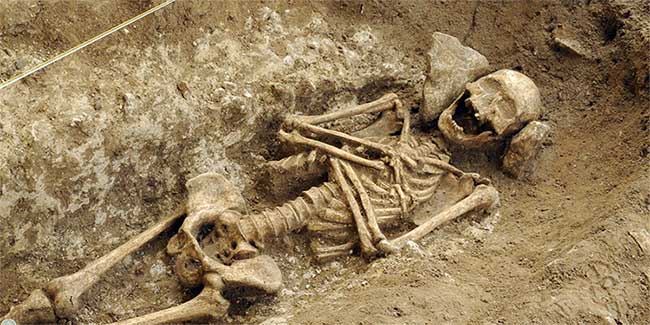 Picture 1 of Discovered Merovingian stone rock dating back to 1,400 years in France