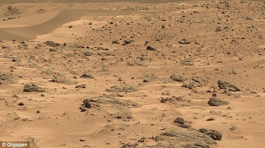 Picture 3 of Discovered the rock resembling President Obama on Mars
