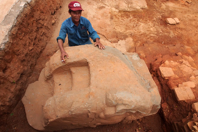 Picture 2 of Discovering Cham thousand-year-old relic in Da Nang