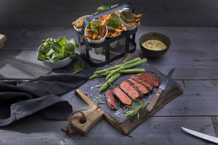 Picture 1 of Do you believe this steak is made entirely from plants?