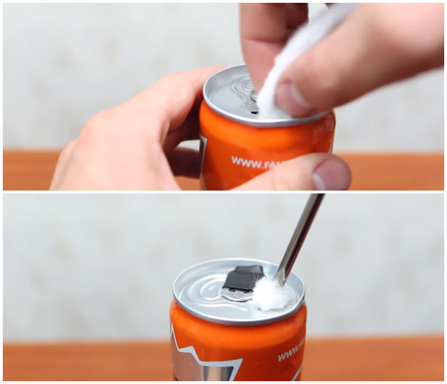 Picture 8 of Do you know how to make lighters from soda cans?