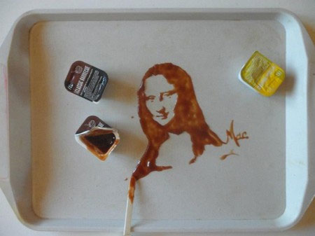 Picture 4 of Draw beautiful pictures with food