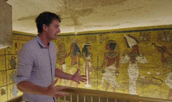 Picture 2 of Drawings in the youngest pharaoh tomb in Egypt reveal concussion