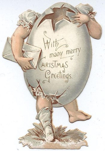 Picture 10 of Dreadful with the 19th century horror Christmas card