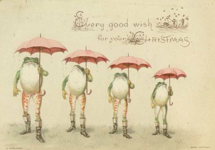 Picture 9 of Dreadful with the 19th century horror Christmas card