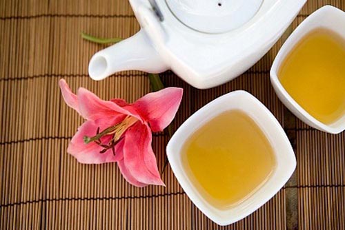 Picture 1 of Drinks from green tea leaves according to coffee technology
