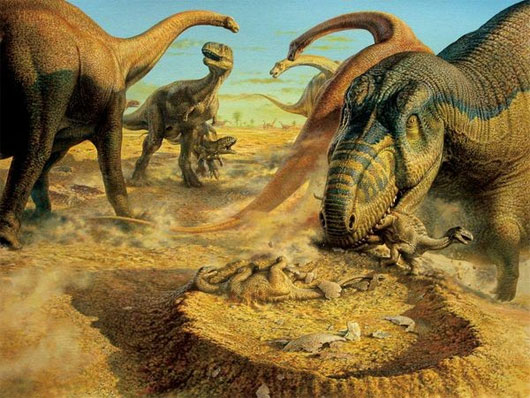 Picture 4 of Earth prospect when dinosaurs existed to modern times