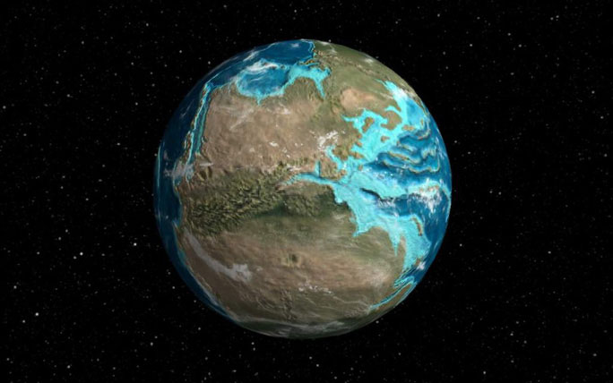 Picture 1 of Earth 'shudder', signaling the birth of a supercontinent?