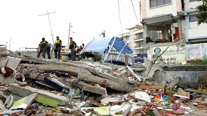 Picture 2 of Earthquake in Japan and Ecuador involves