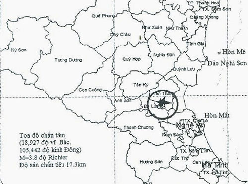 Picture 1 of Earthquake in Nghe An