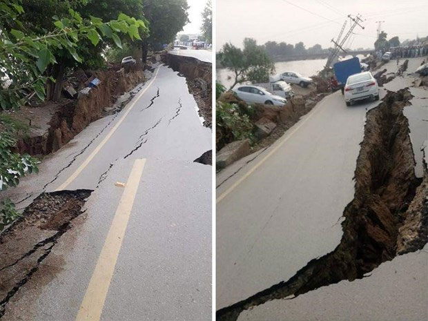 Picture 1 of Earthquake in Pakistan: Casualties have exceeded 300 people