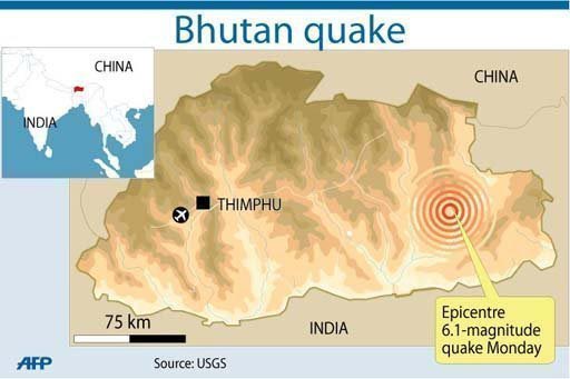 Earthquake killed 11 people in Bhutan