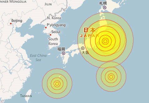 Earthquake shook Japan images 1