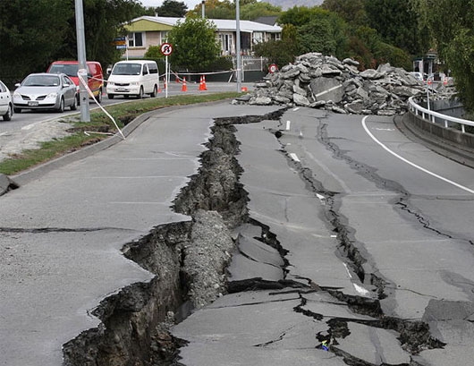 Picture 1 of Earthquakes weaken the earth's crust