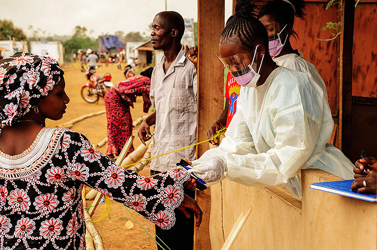 Picture 1 of Ebola virus can be transmitted without external symptoms