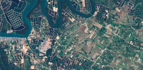 Picture 7 of Ecosystems of Southeast Asian countries viewed from satellites